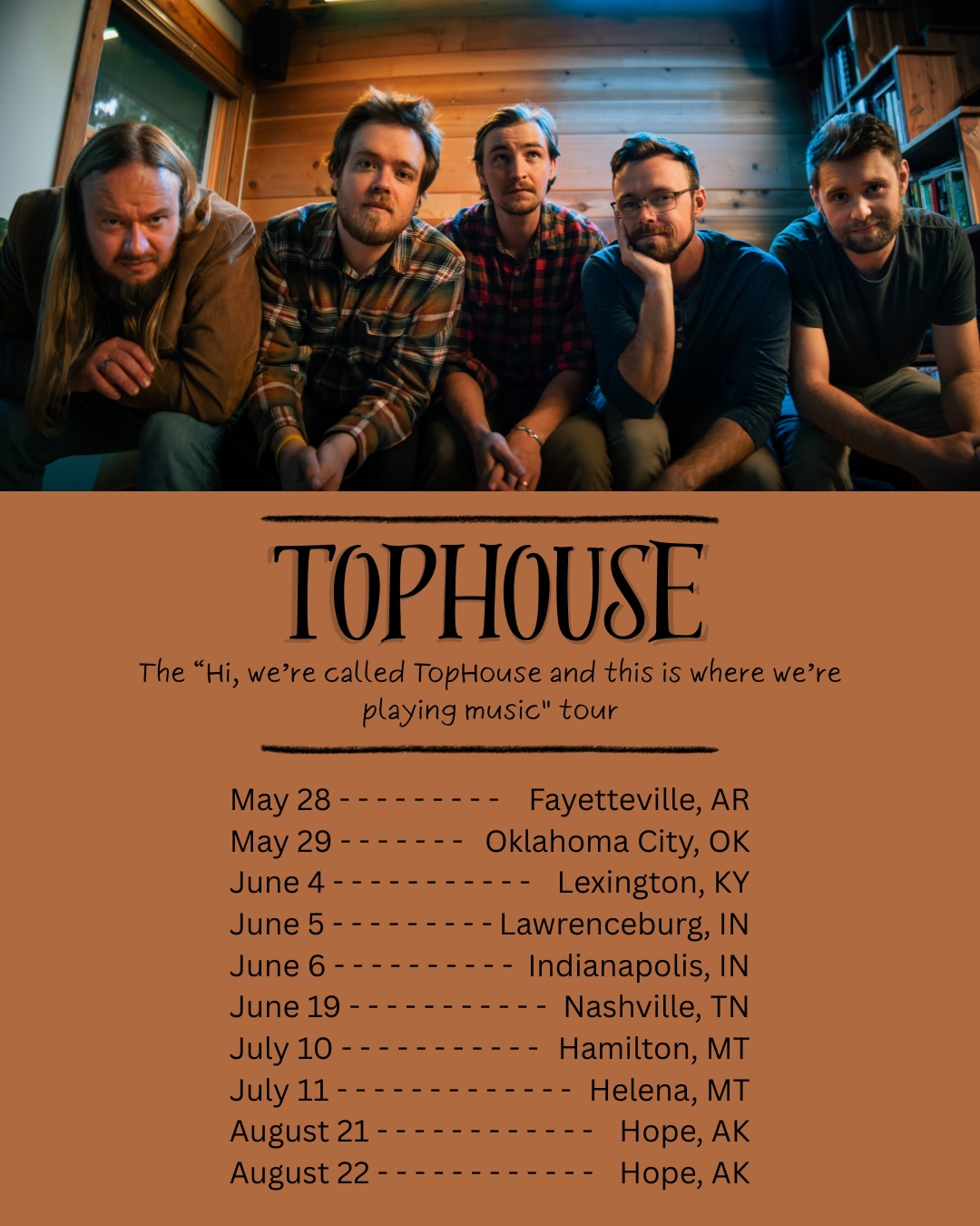 Tophouse Tour Poster 2026